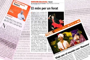 Recull de premsa després del pas de Tanaka Teatre al Poliorama.